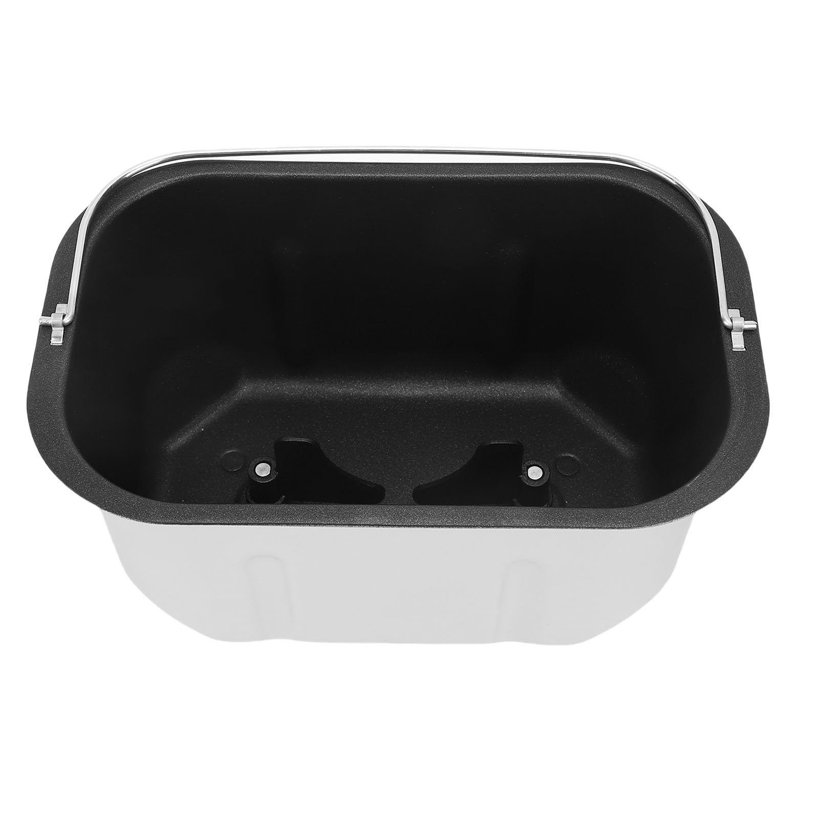 Cubo para Hornear para Máquina de Pan de 2 paletas: Cubo Interior de Repuesto de Acero Inoxidable con Revestimiento Antiadherente y Diseño de Doble Mezcla para un Amasado
