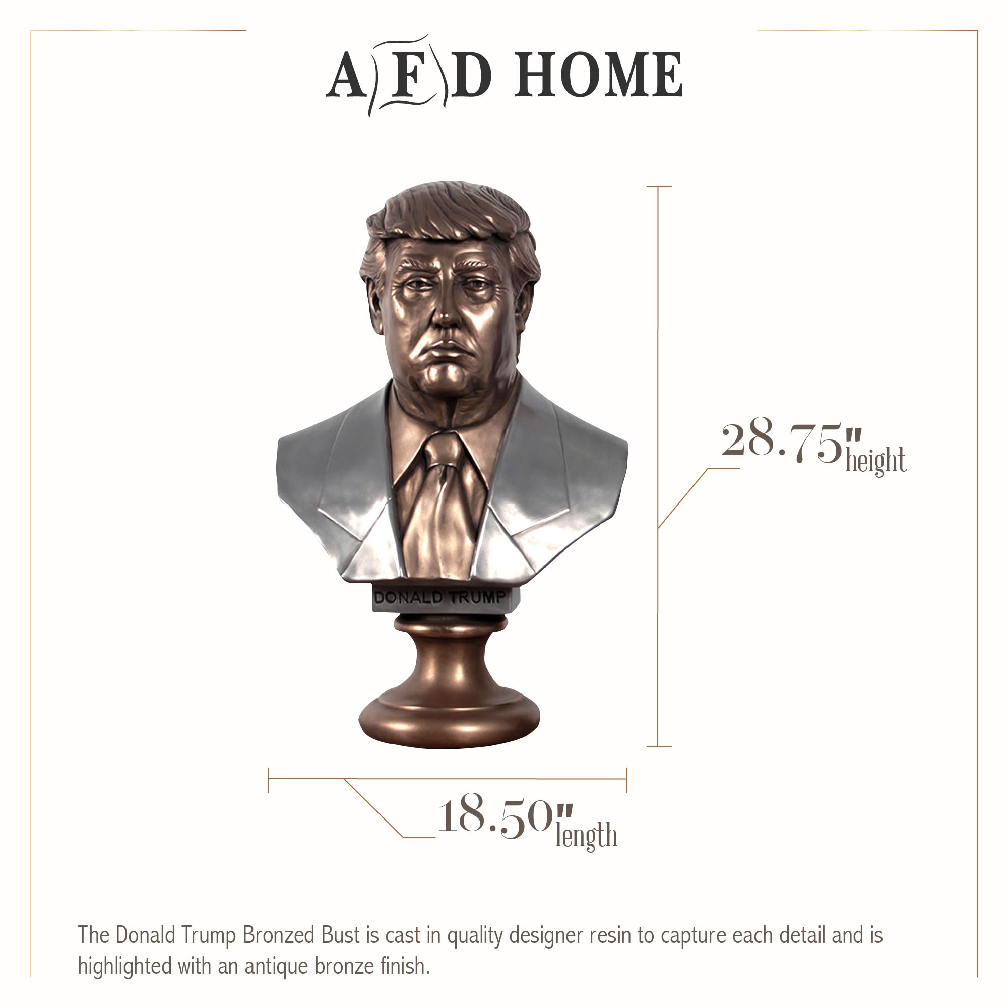 Amazon.co.jp: AFD Home ドナルド・トランプ バスト、第45代大統領