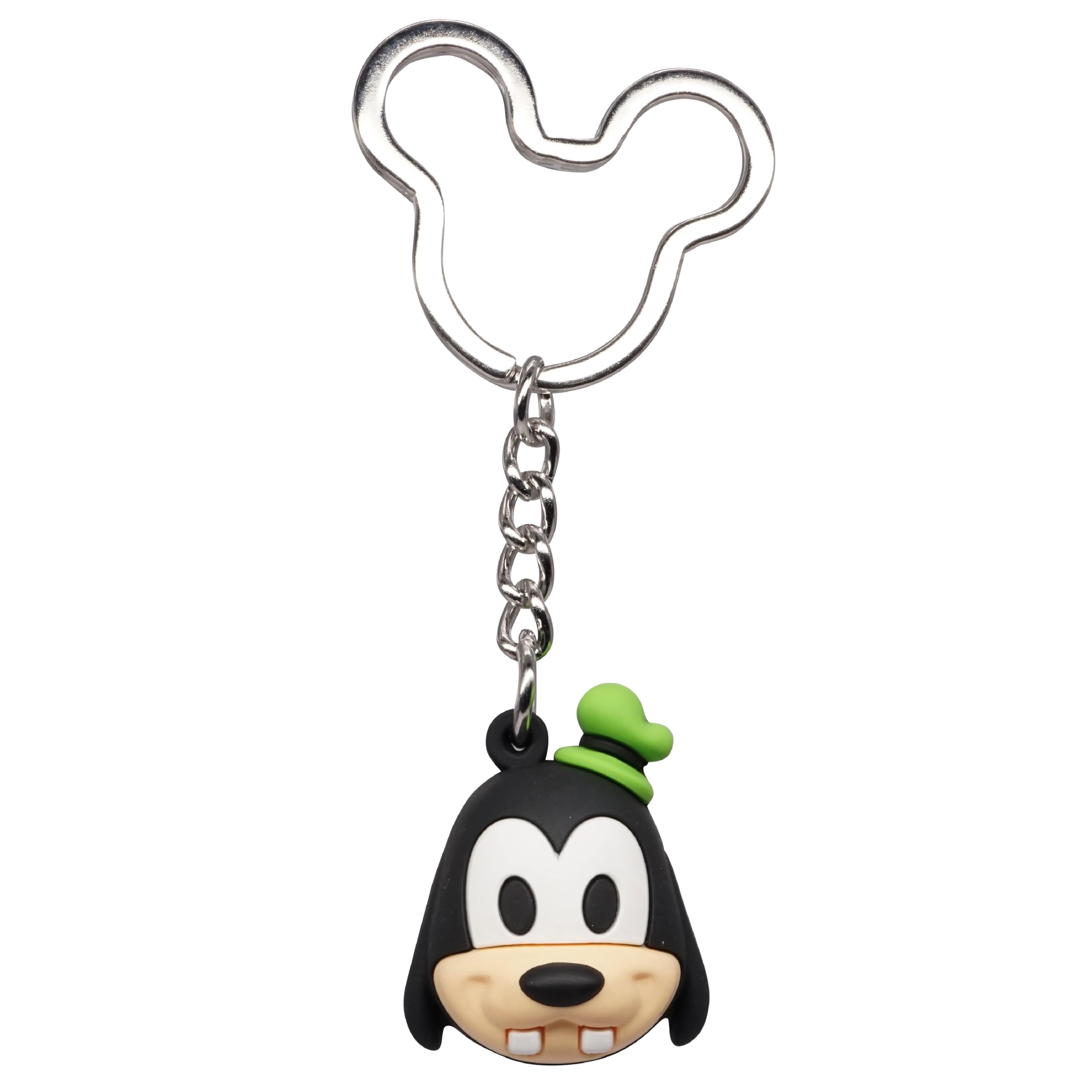 Amazon.com: Disney Goofy Emoji Icon Ball Key Ring : Automotive
