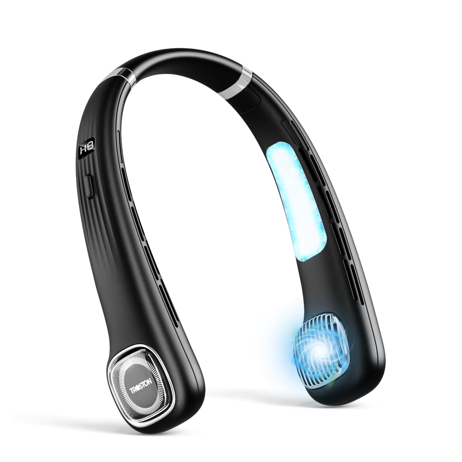 Amazon | 首掛け扇風機 ネックファン 【2025革新型 8段階風量調節