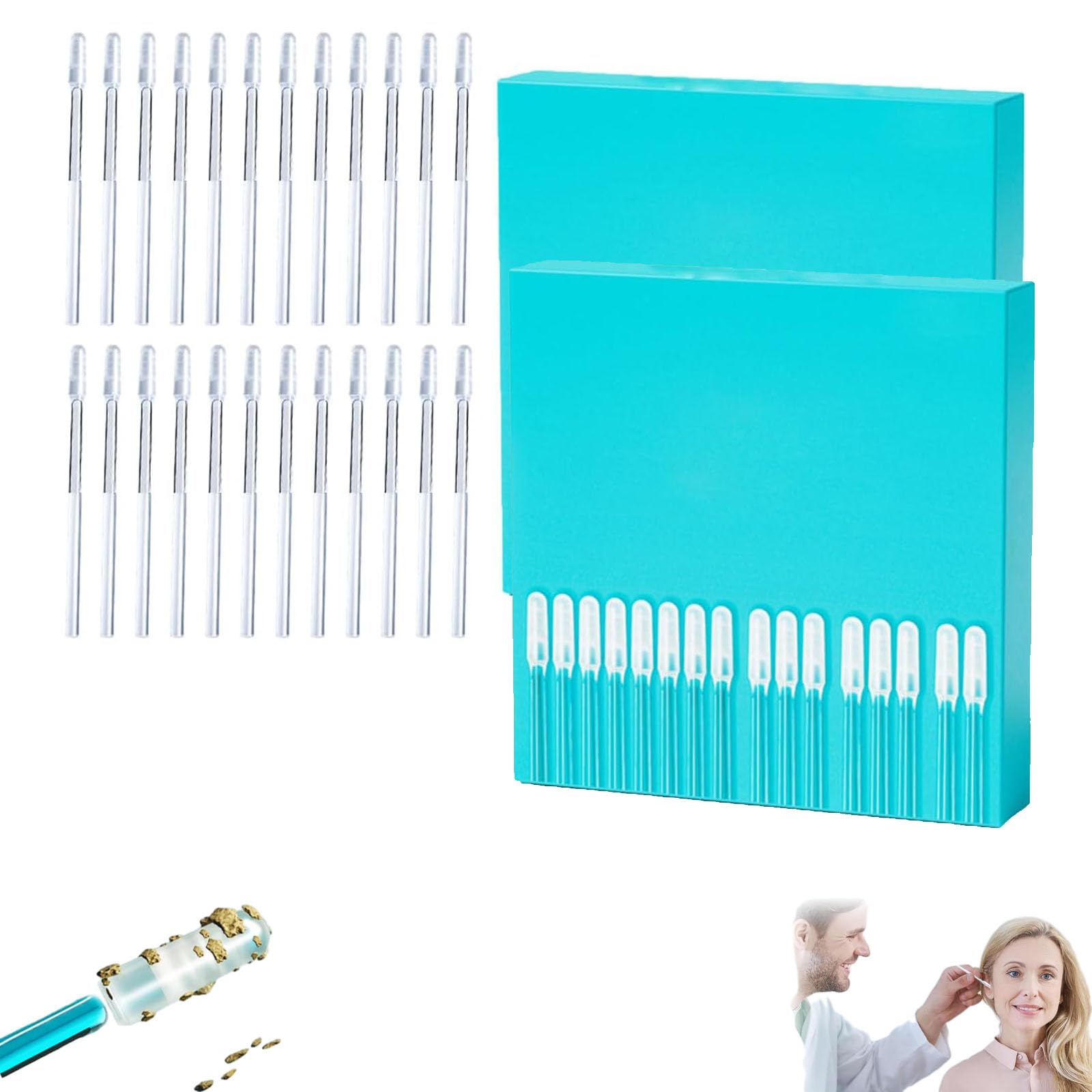 Gentle Ear Cleaning Stick Sticky Ear Cleaning Stick Gentle Visible Ear Care Perfect for All Ages Dispose Done