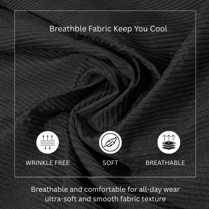 Image of GRECIILOOKS Men's Formal Button Down Shirt - Slim Fit Polycotton Shirt's for Men | Textured Full Sleeve| Business & Meeting Ready (Available in Plus Size)