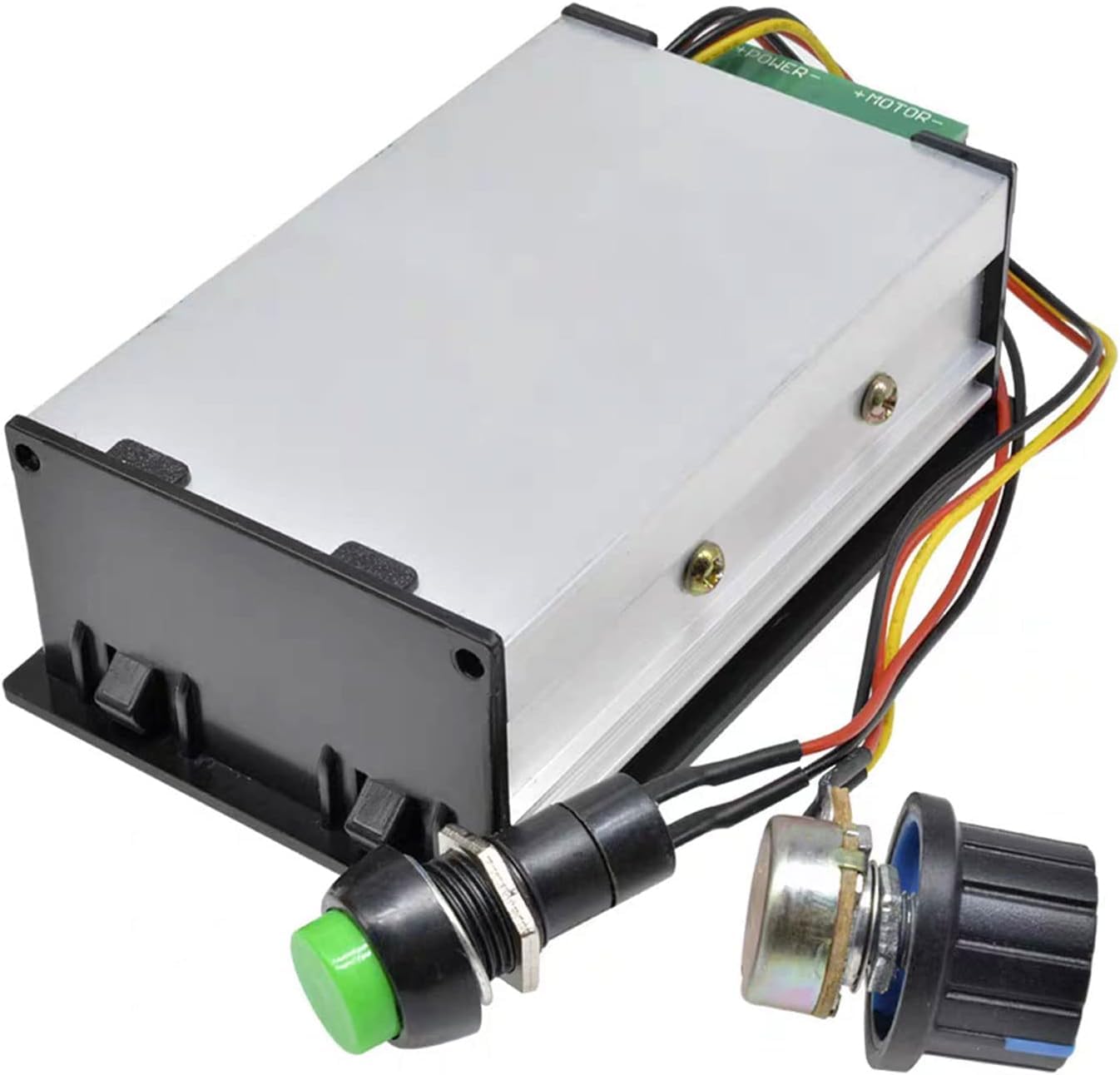 DC-Motor Geschwindigkeitsregler 6–60 V / 30 A – PWM Drehzahlregler Mit Digitalanzeige & Start-Stopp-Schalter Für 12V, 24V, 36V & 48V Motoren