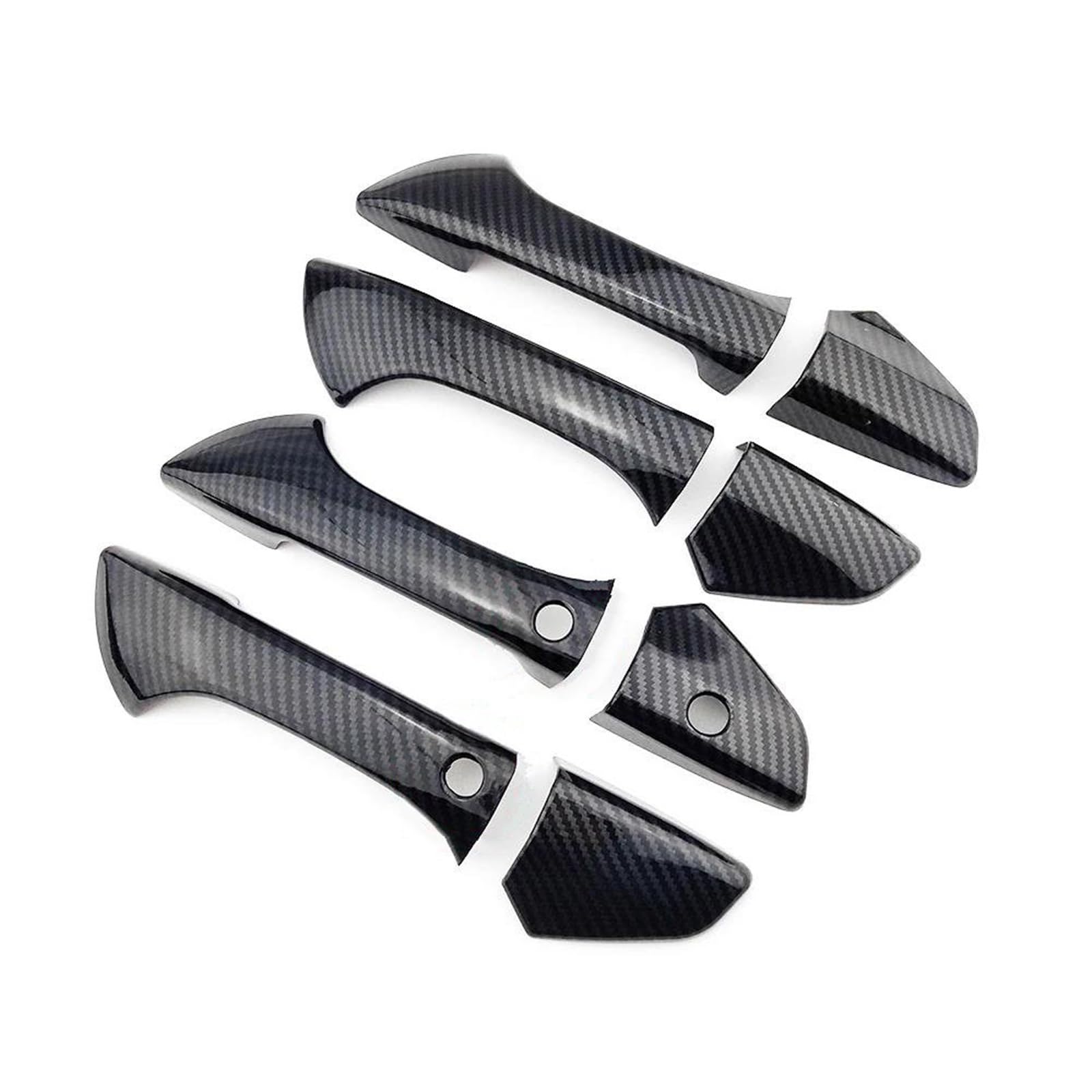 Yytemd 2 Smart Button Exterior Door Handle Cover Trim Moulding Frame Bezel For Accord 8 Gen 2008-2013 Chrome(2 Smart Button)