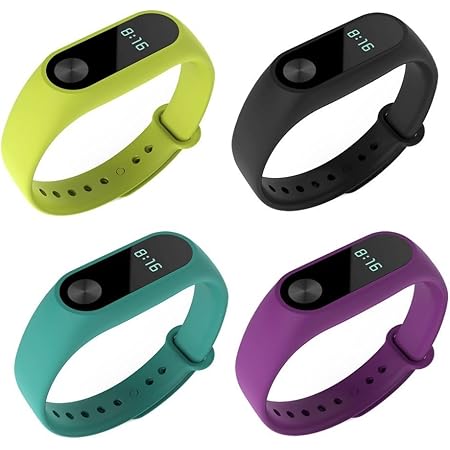 Fit-power Colorida banda reloj de reemplazo para Xiaomi Mi banda 2 bandas de accesorios inteligentes pulsera(No Tracker)