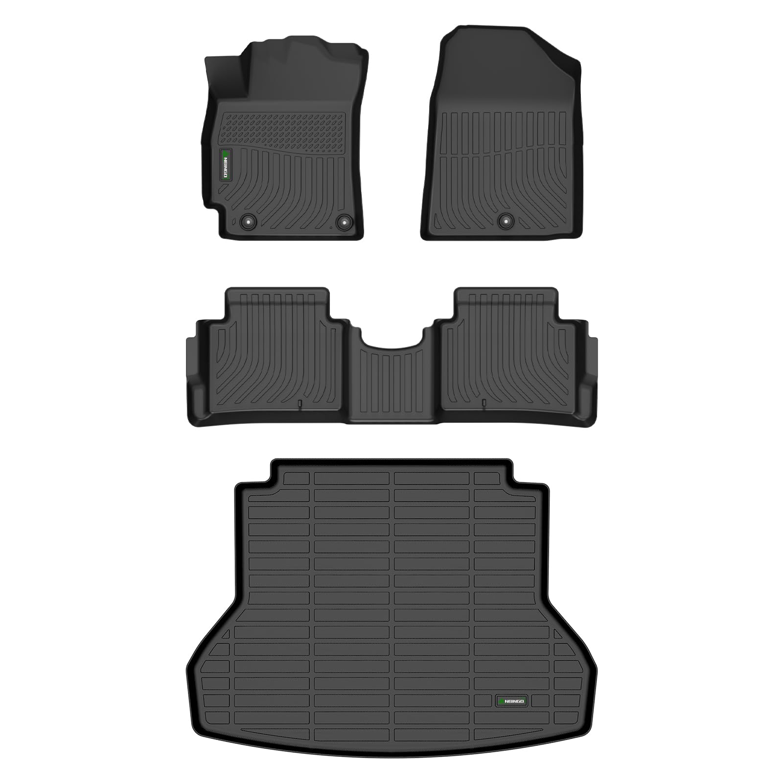 ANBINGO Floor Mats for Hyundai Elantra Sedan 2017-2020 NO GT Cargo Liner All Weather Mats for Elantra TPE