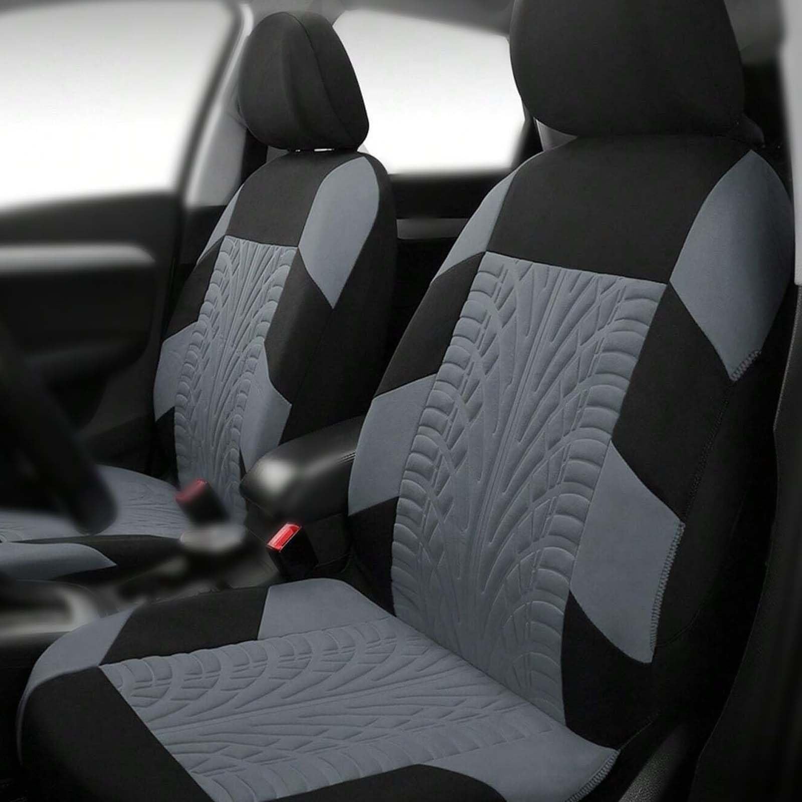 Coche Fundas Asientos para Fiat Punto Evo (199)/Punto Evo (199)/Punto Evo Sport (199)/Punto 150(199),Delanteros Seat Cover Protector Cubreasientos Transpirable Antideslizantes Accesorios Interior