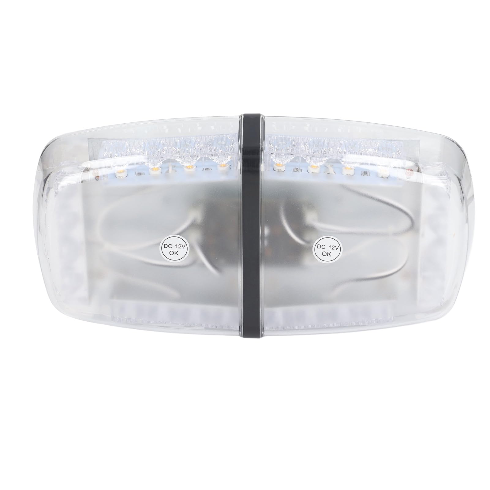 Luz De Advertencia Estroboscópica LED DC 12V Lámparas Intermitentes De Emergencia LED/barra De Iluminación De Advertencia De Peligro Con Base Magnética Para Seguridad En El Techo Del Yate Del Coche
