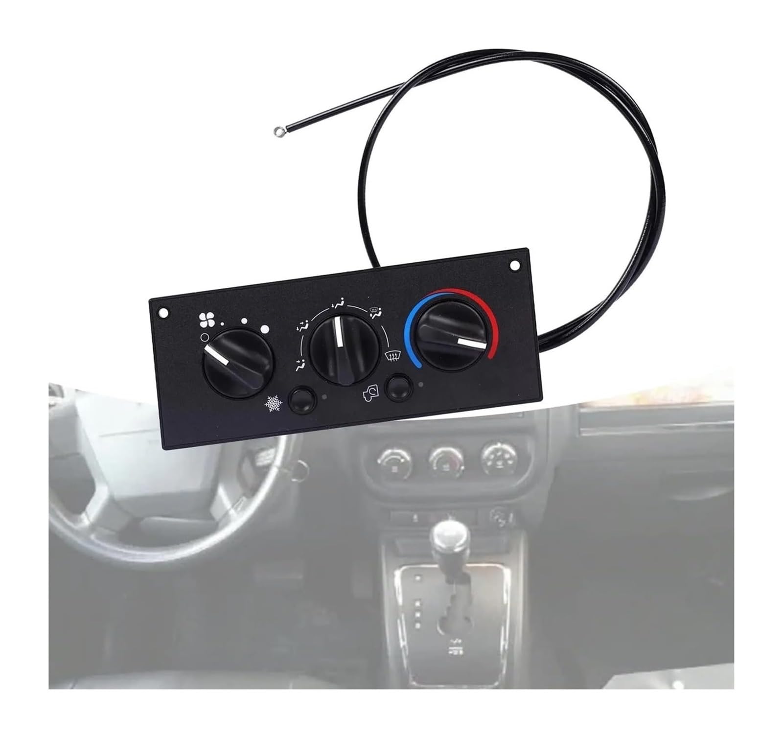 Ensamblaje Control Aire Coche Para T300 C500 W900 599-5511 AC Calentador Módulo De Control Clima Piezas Reparación Aire Acondicionado Negro