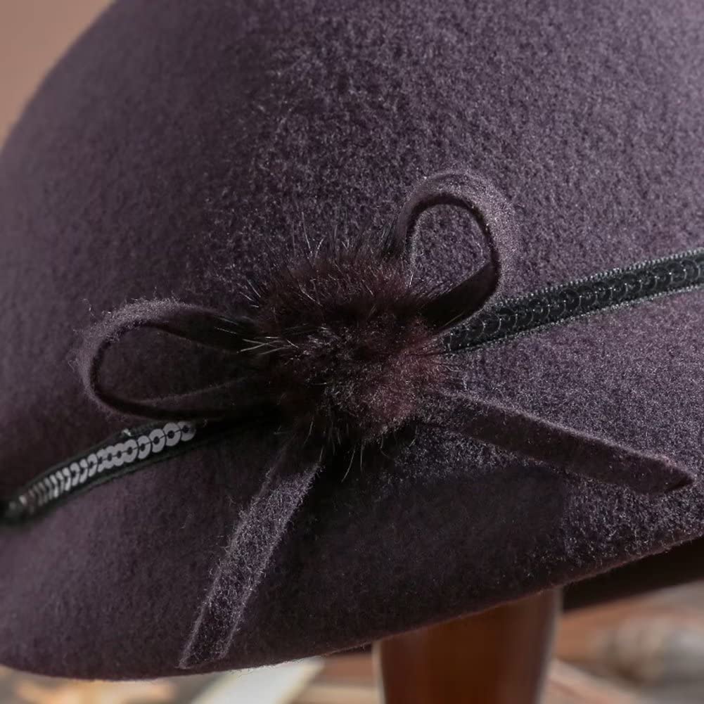 Cappello Invernale per Donna Calda Berretto Cloche Regolabile
