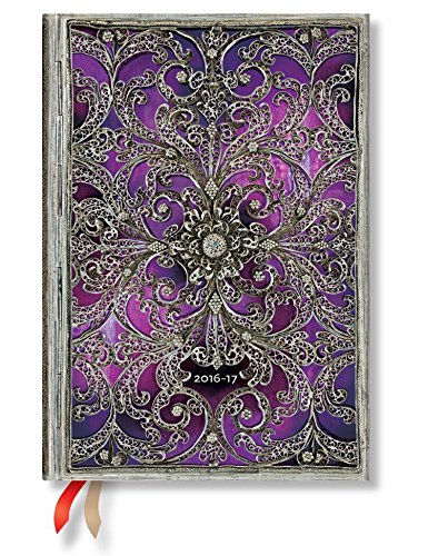Télécharger Agenda 2017 PAPERBLANKS Aubergine - Midi 130×180mm - 1 jour par page Livre eBook France