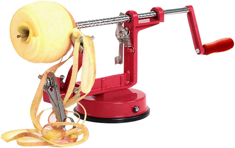 EXQULEG Apple Peeler, Apple Corer, Apple Slicer, Apple Peeler, 3 in 1