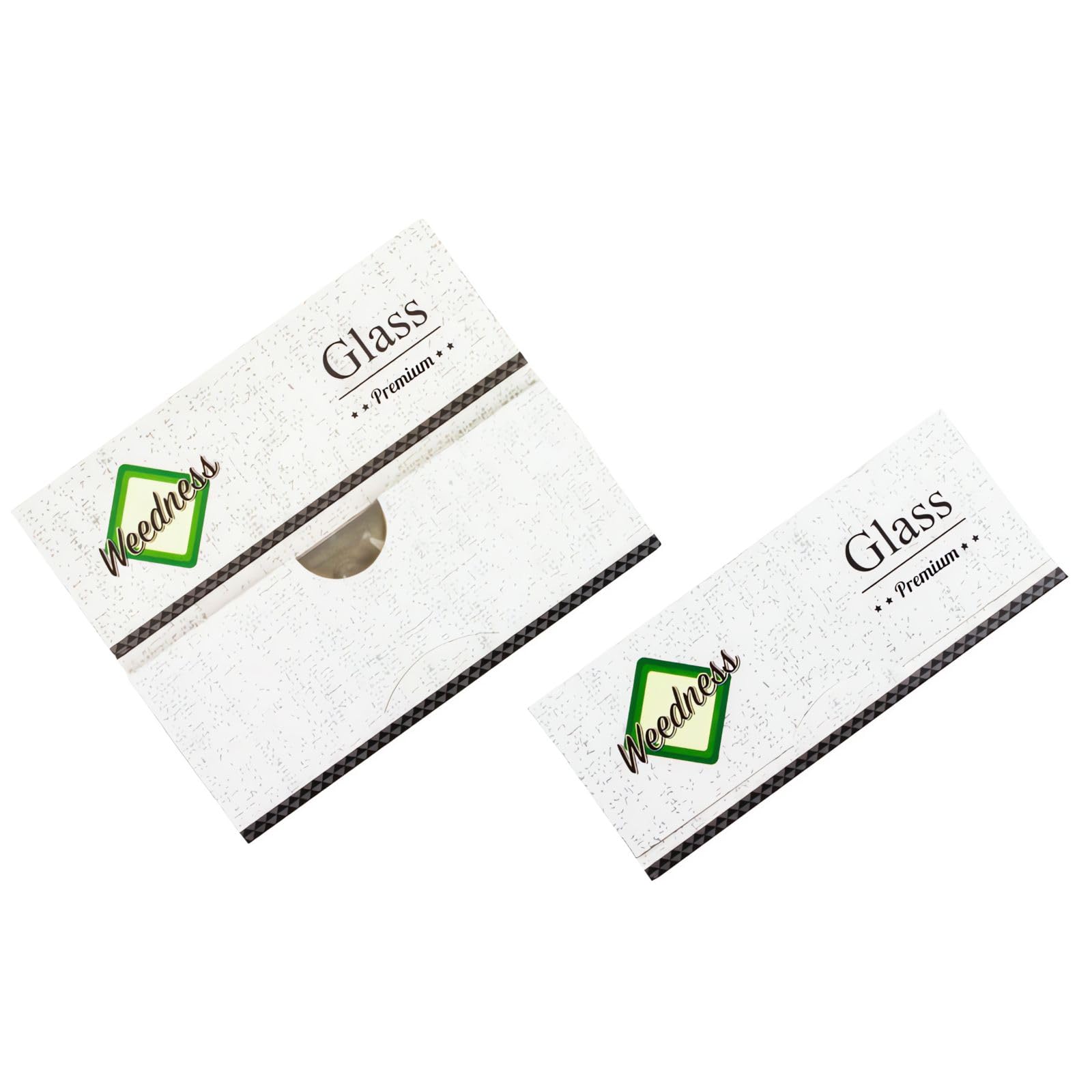 Weedness King Size Glass Rolling Papers 5 Booklets 32 Transparent Sheets - Image 4