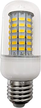 Low Voltage E27 LED Corn Bulb Lamp 12V 24v 36v 48v 10W Corn Bulb Light 5730SMD 69LED AC/DC 10-60v for RV Camper Marine, Solar Power Light and Off Grid 2pcs/lot (Color : Warm wite)