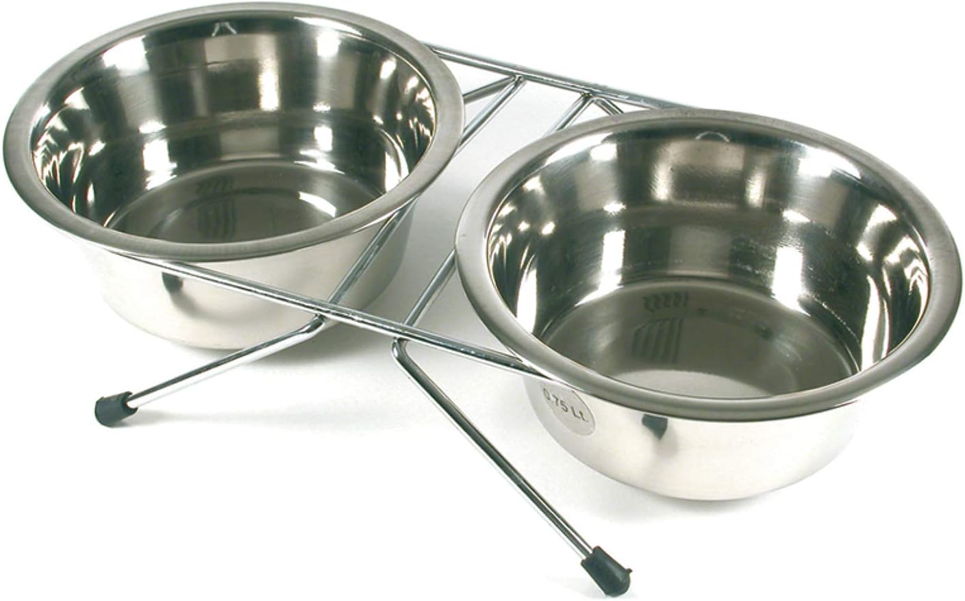 arquivet 8435117804722 – Stand with 2 x 1 '75 L Saving Stainless 2 Feeders