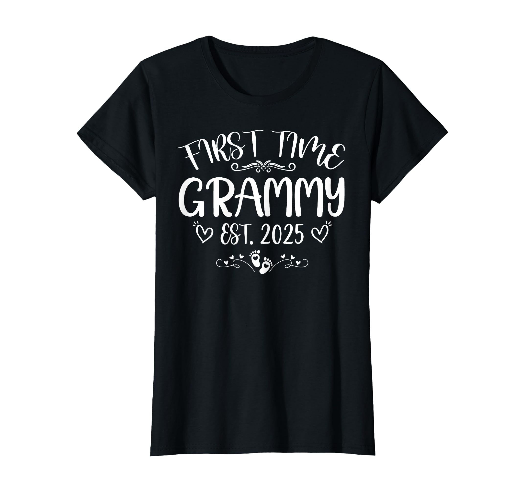 Womens First time Grammy Est 2025 Soon to Be Mom Mother's Day T-Shirt