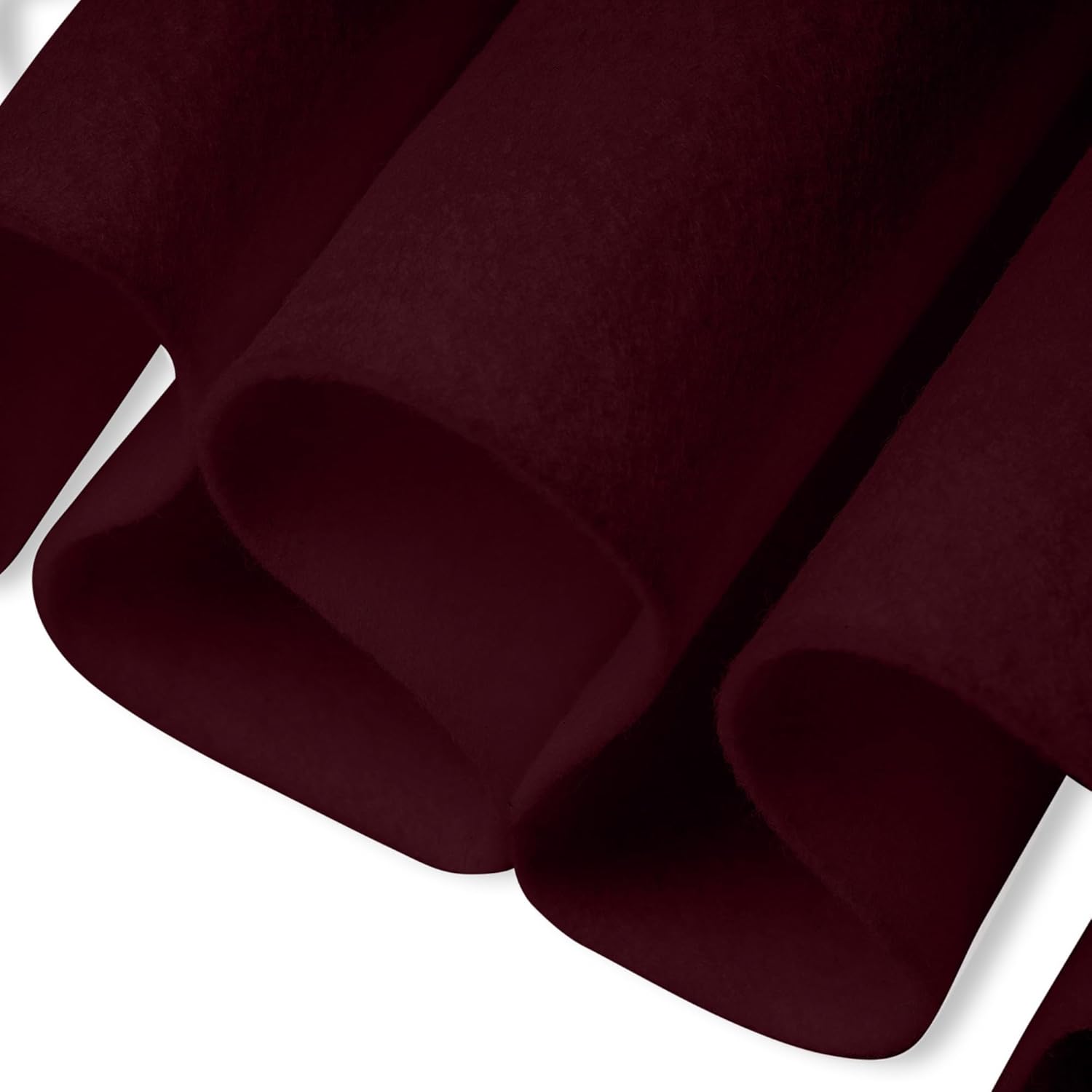 FabricLA Acrylic Felt Fabric by the Yard, Burgundy, 72 wide, 1.6mm