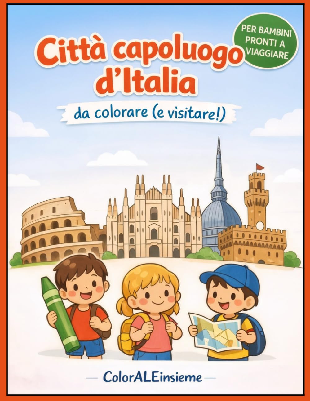Città capoluogo d'Italia: da colorare (e visitare!)