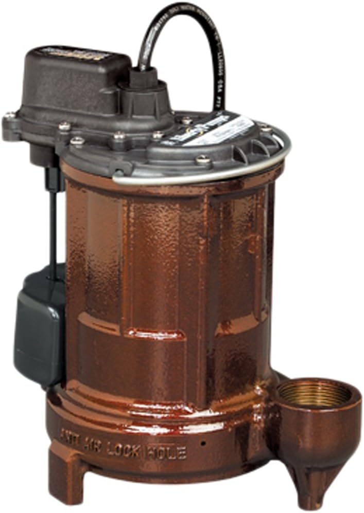 Liberty Pumps EV250 1/3 HP Sump Pump System, Cast Iron