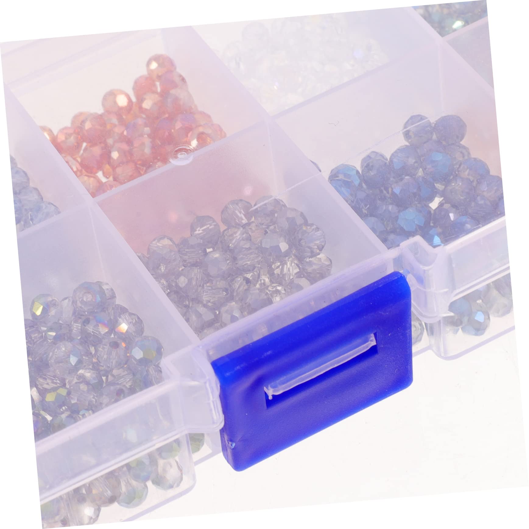 SHINEOFI Abalorios De Vidrio Para De Perlas Espaciadoras Para Collares y Pulseras Accesorios De Joyería Artesanal Para Manualidades y Creaciones Personales