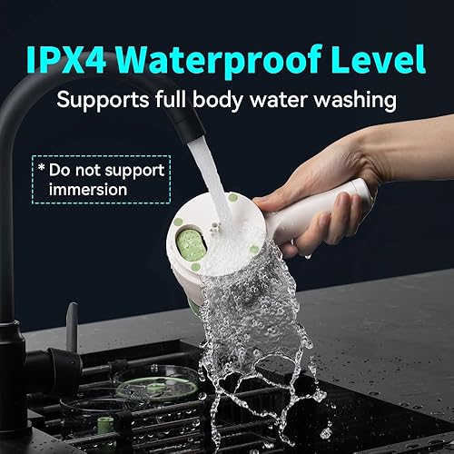 Miniatura 6 de Procesador eléctrico de alimentos y máquina de ensalada de mano Shooter de modo dual inalámbrico portátil picador de alimentos tipo c recargable