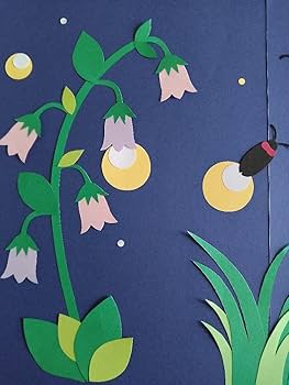 Amazon.co.jp: 7月 8月 9月 壁面飾り 夏 蛍 ホタルブクロ 保育園