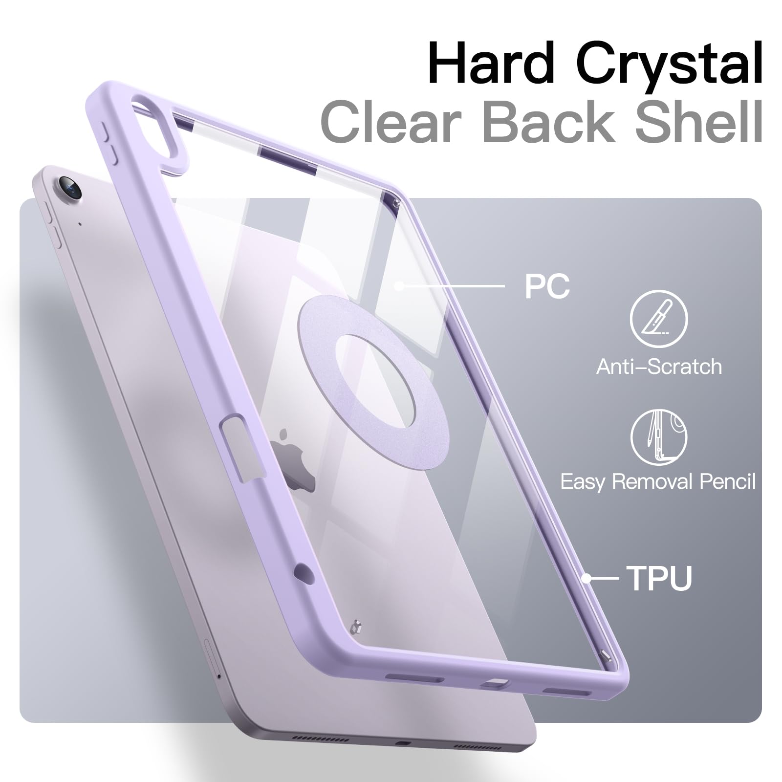 Amazon.com: JETech Magnetic Detachable Case for iPad Air 11-Inch