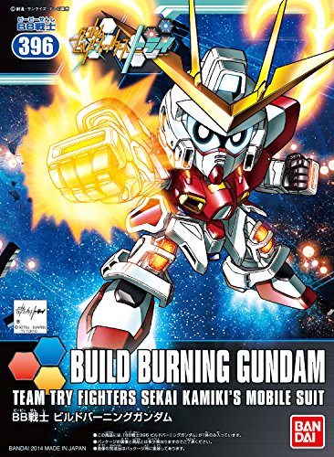 BANDAI Hobby BB#396 SD Build Burning Gundam Model Kit miniatura 4