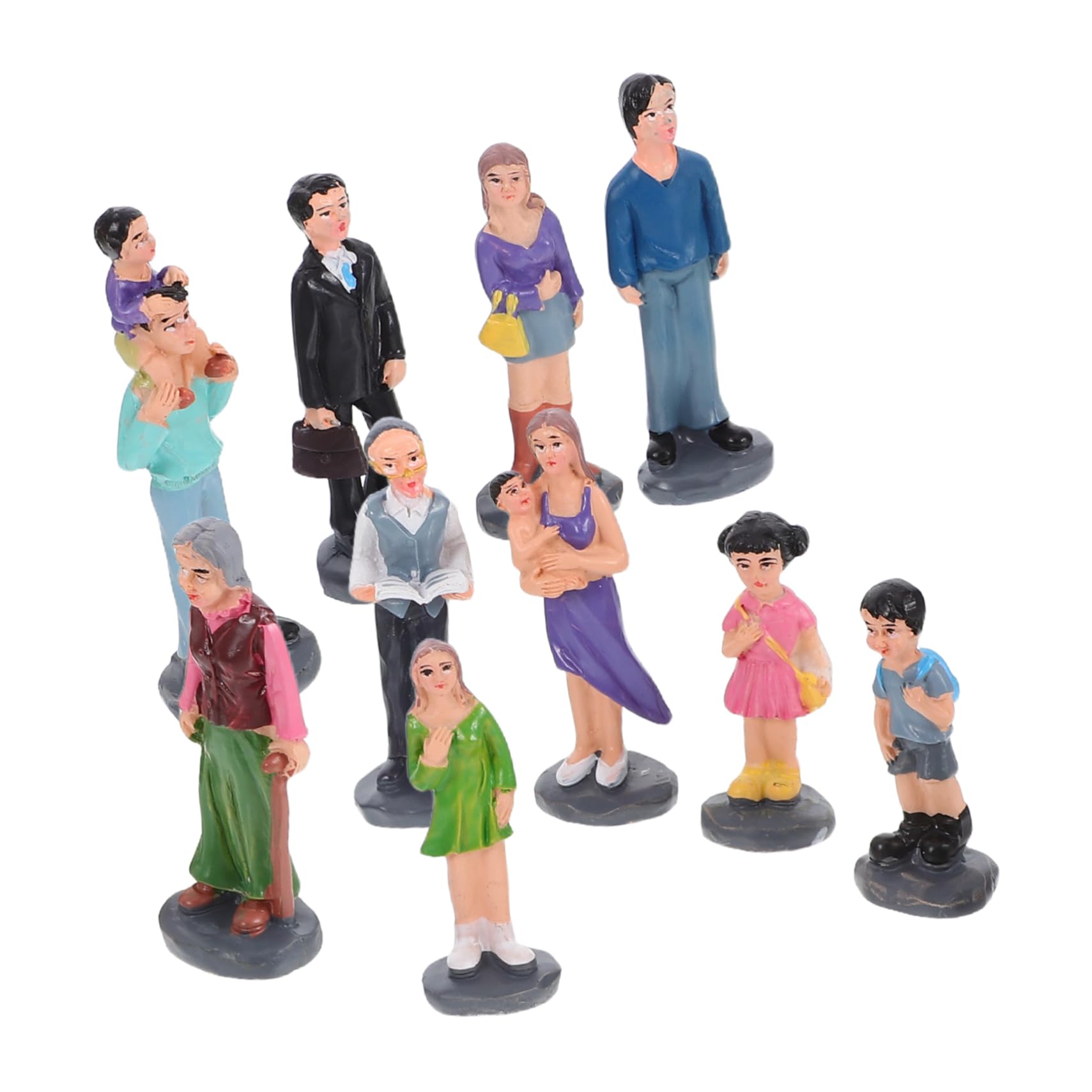 Figurines miniatures de résine pour animer facilement vos maquettes vides et sans vie