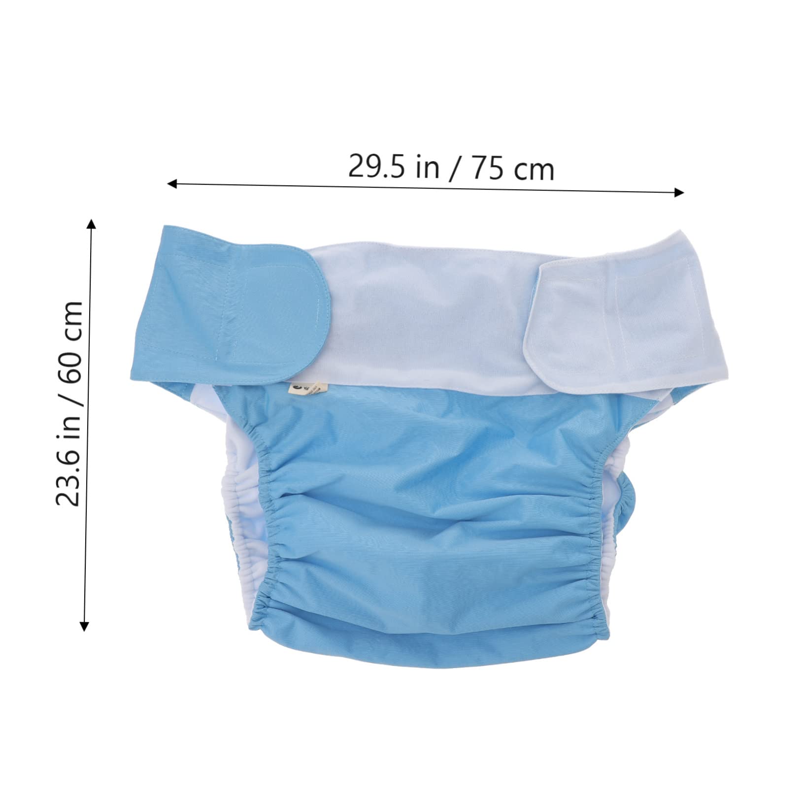 Braga de Incontinencia Lavable para Adulto, 2 Piezas, Azul