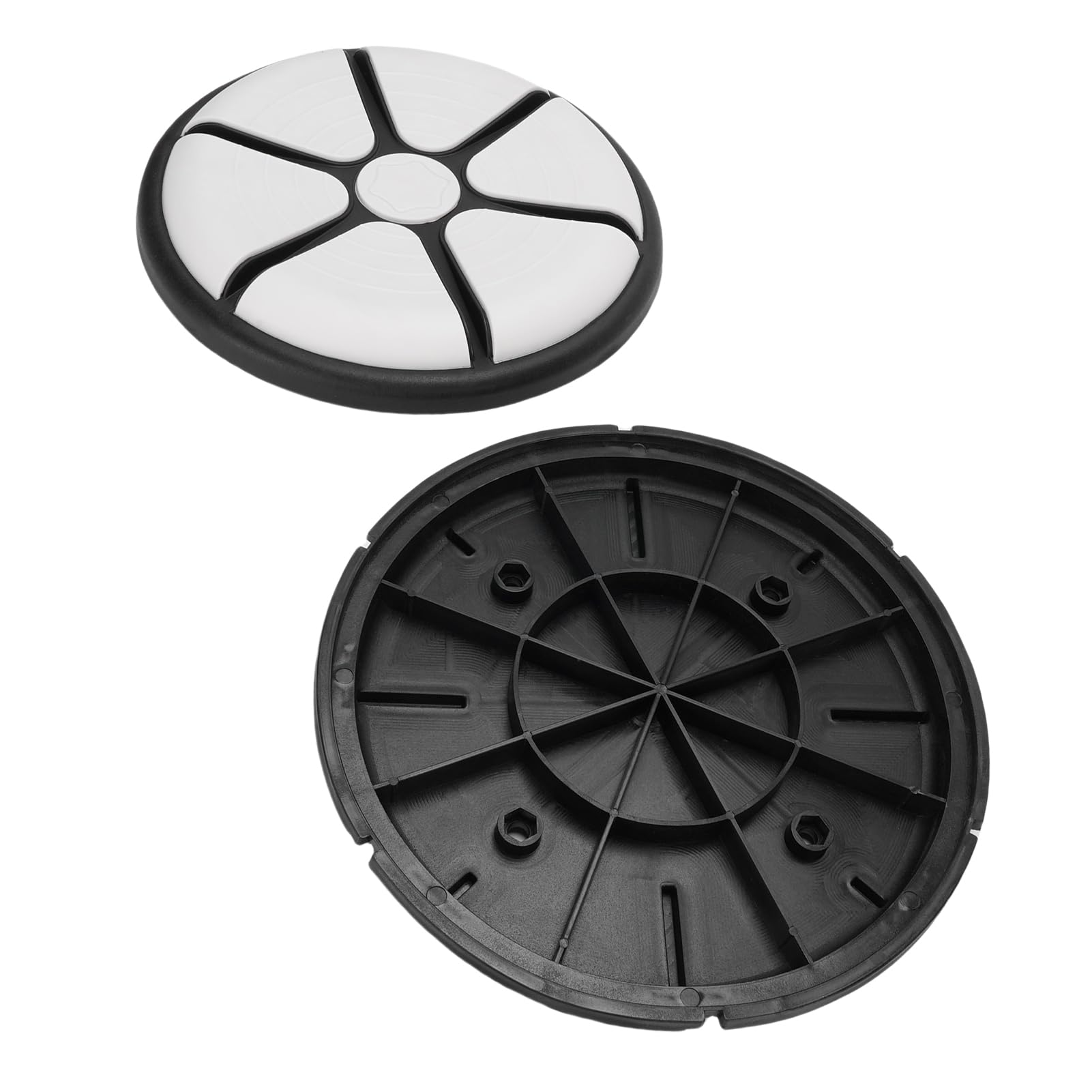 Cuscino per Sedile Superiore a Secchiello, Cuscino per Sgabello con Coperchio Girevole a 360 Gradi, Portatile Staccabile con Antiscivolo per Secchi di Lavaggio Auto Inferiori a 310 Mm