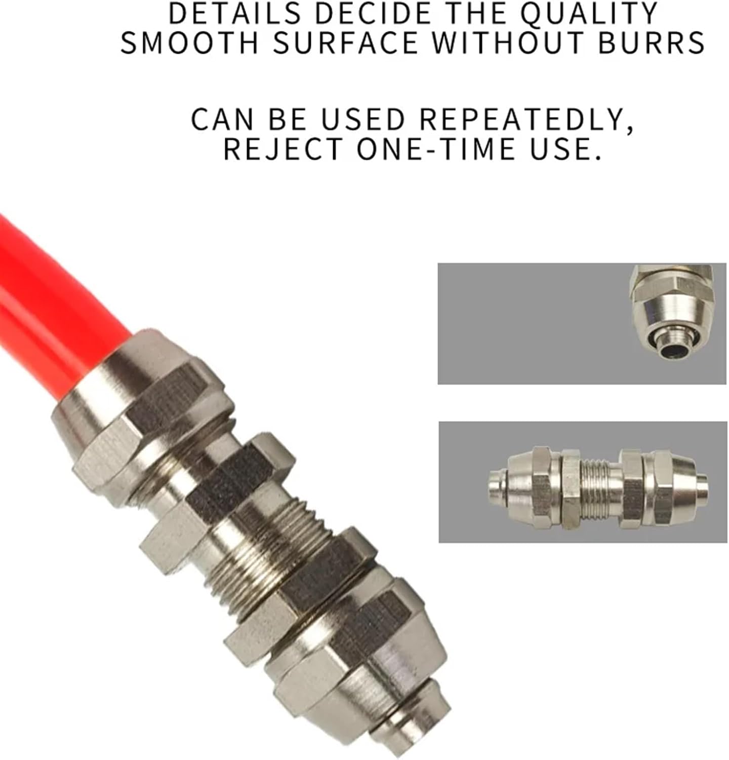 Pneumatic Fitting KL-PM4/6/8/10/12/14/16 Quick Twist Straight Threa Copper High Voltage Lock Female Air Connector 1Pcs(KL-PM10)