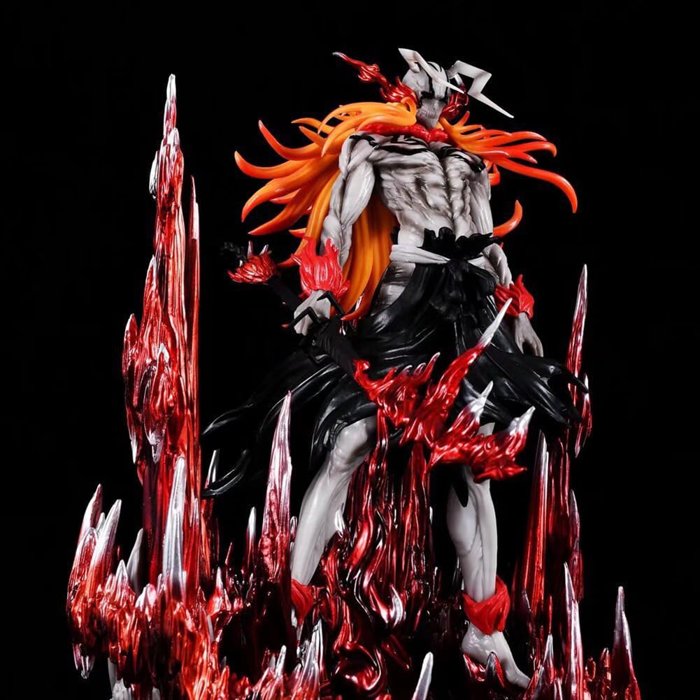Pusta Ichigo figurka duża 32 cm Deluxe podstawa Ver. Horned Ichigo bitwa figurka akcyjna duża statuetka anime model kolekcjonerski ornament prezenty