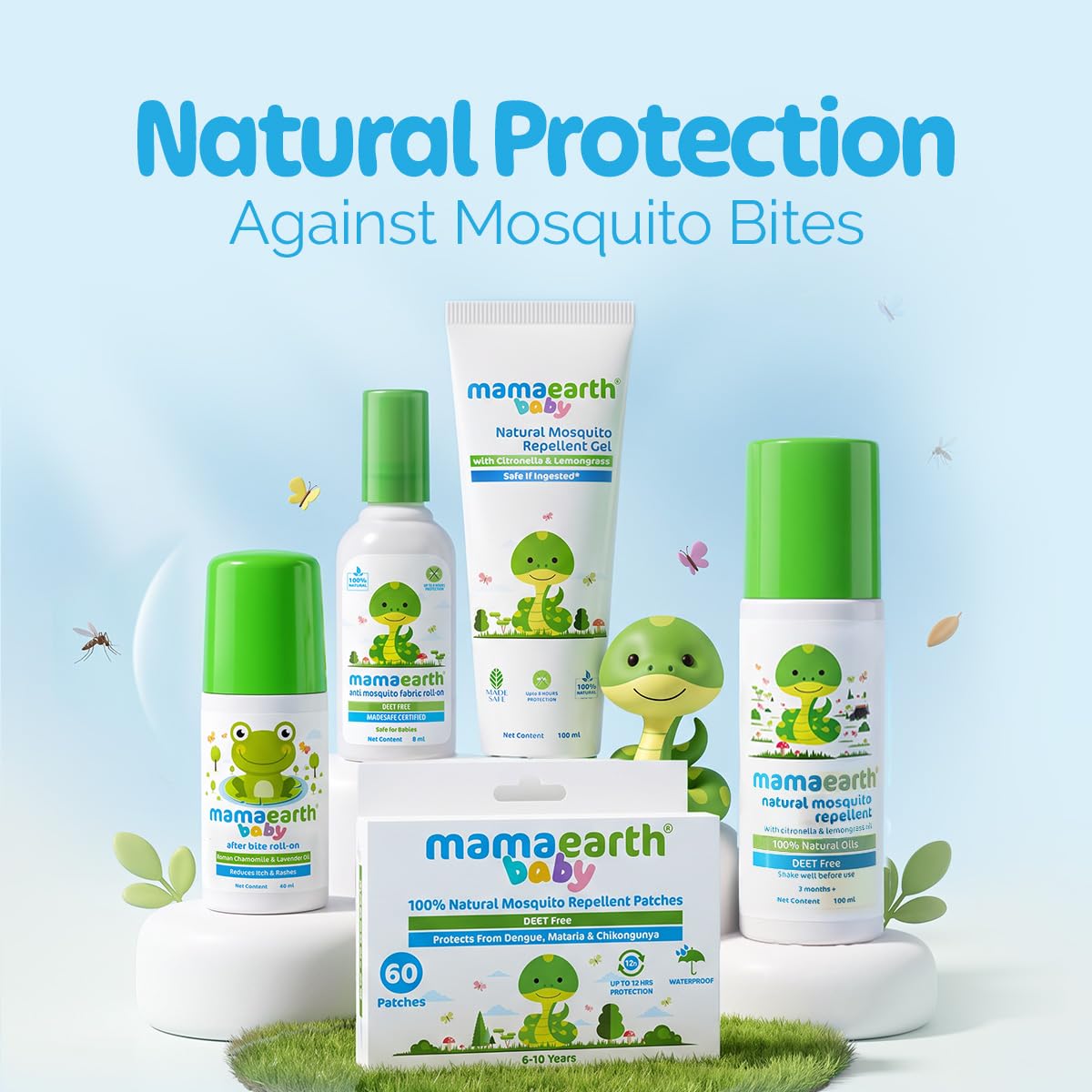 Mamaearth Natural Repellent Mosquito Patches For Babies with 12 Hour Protection,White,Pack of 1 4