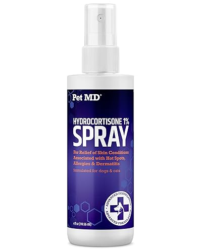 Pet MD Hydrocortisone Spray for Dogs, Cats, Horses - Itch