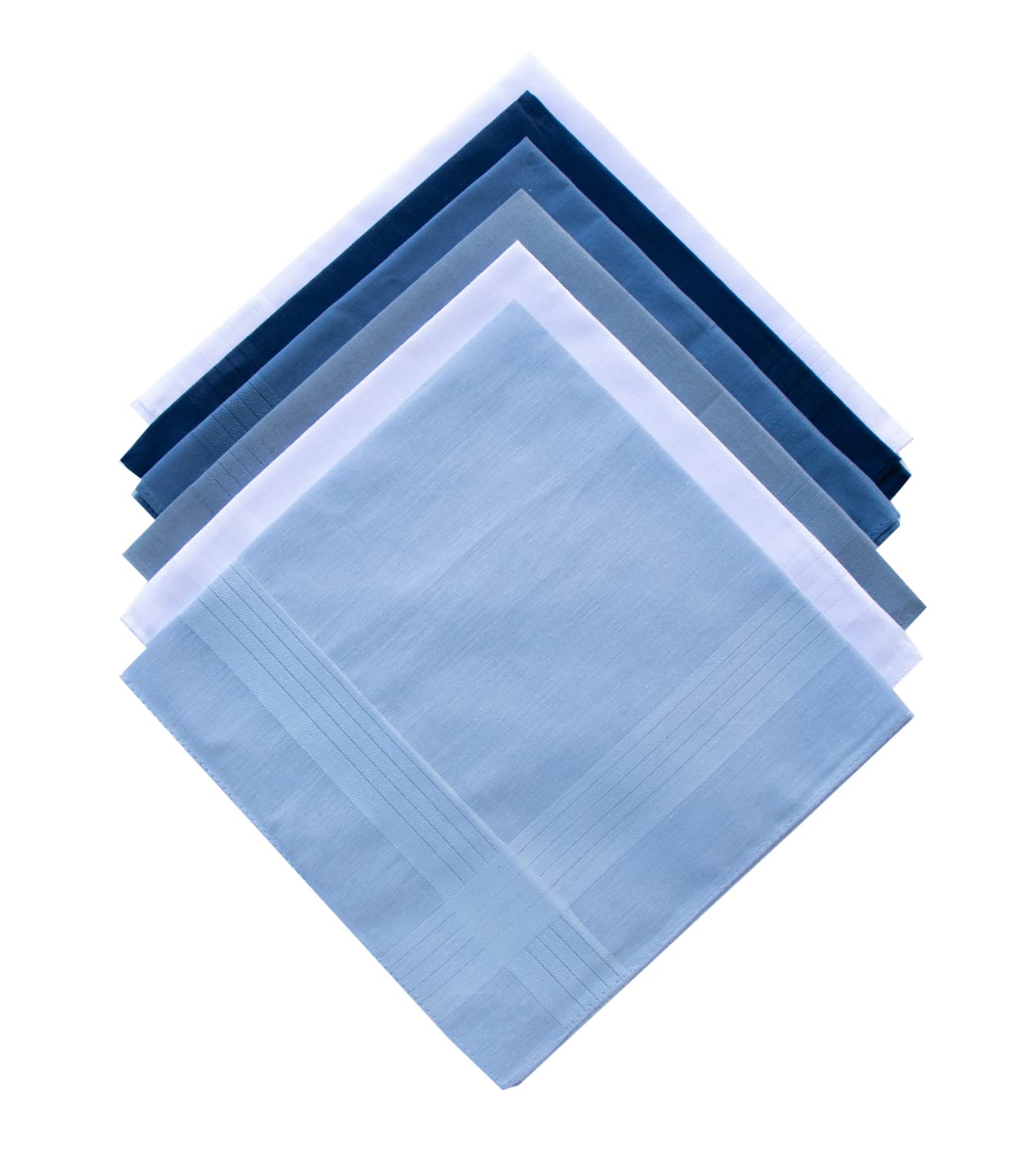 Mens White Cotton 100% Cotton handkerchiefs Pack