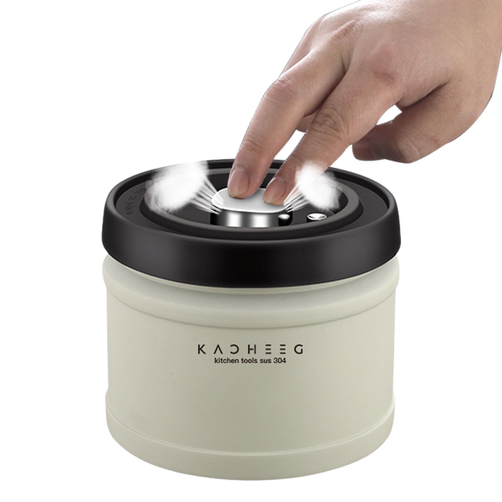 Luftdichter Kaffeebehälter – 6 Zoll Kaffeebehälter, Behälter aus Edelstahl