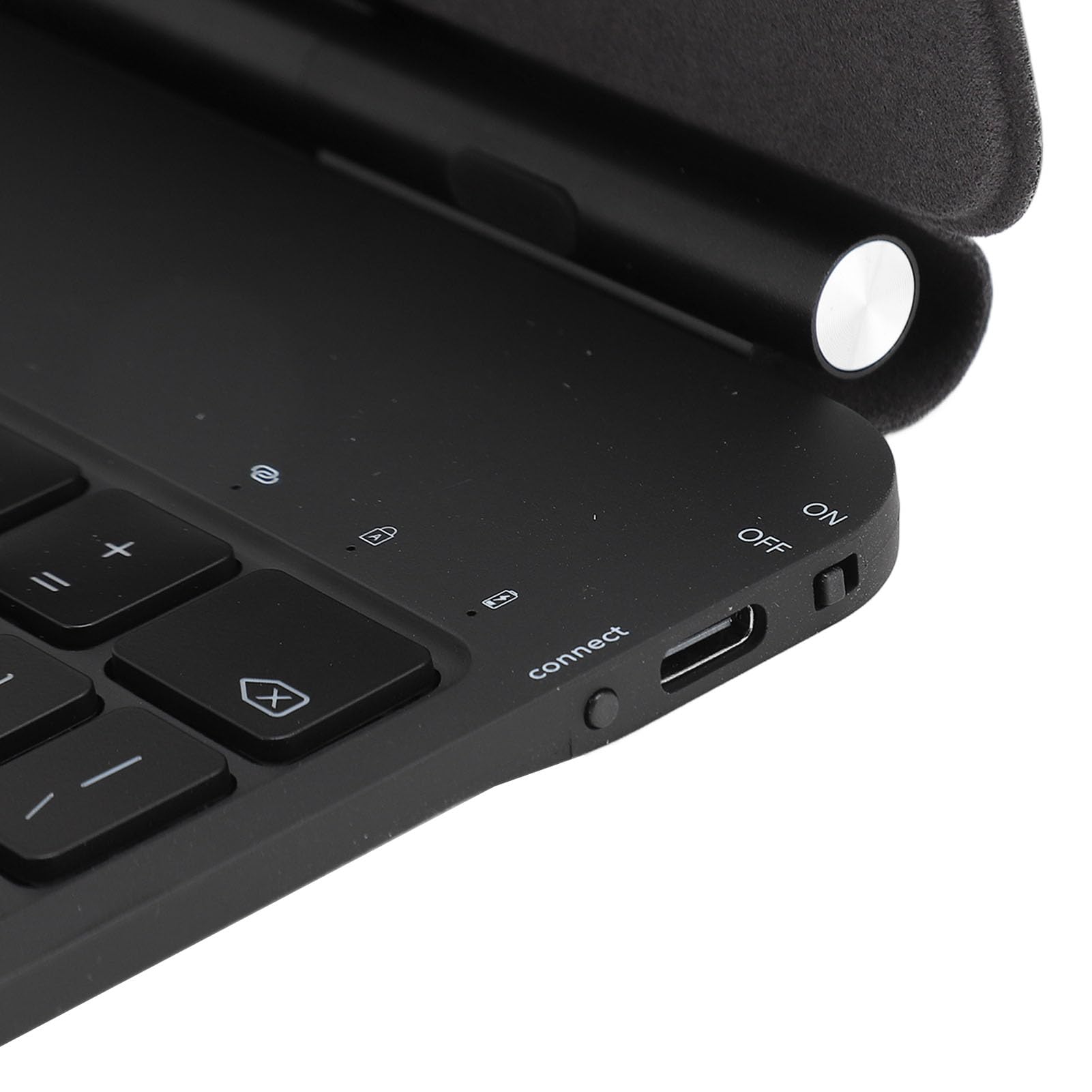 Jectse Cover Magnetica per Tastiera, Trackpad Multi Touch Supporto Galleggiante Regolabile Custodia Protettiva per Tastiera Cordless Compatibile per il 2020 (BLACK)