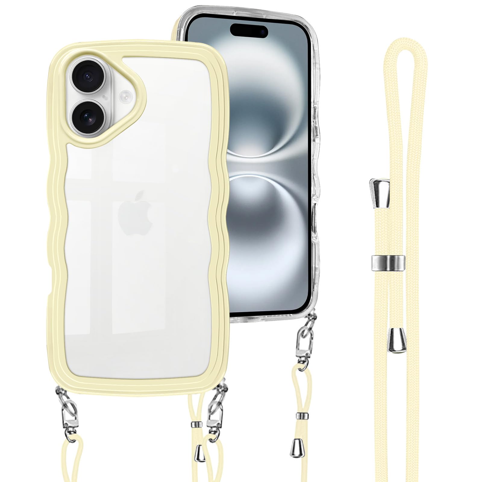 Amazon.co.jp: iPhone 16 Plus 用の ケース ショルダー ストラップ