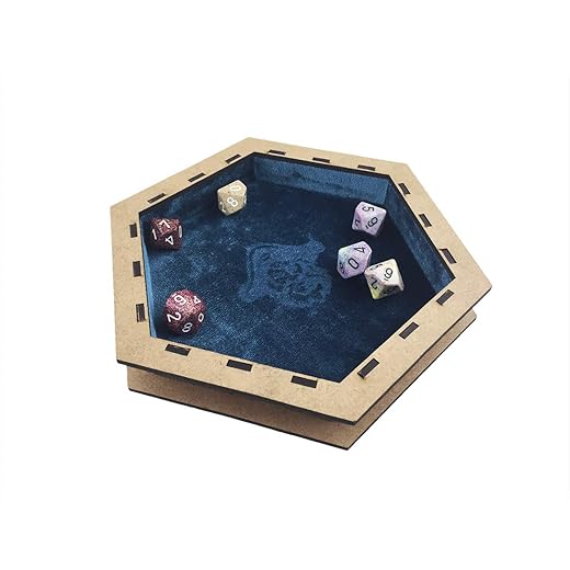 Bandeja de Dados Premium - Revestimento Azul