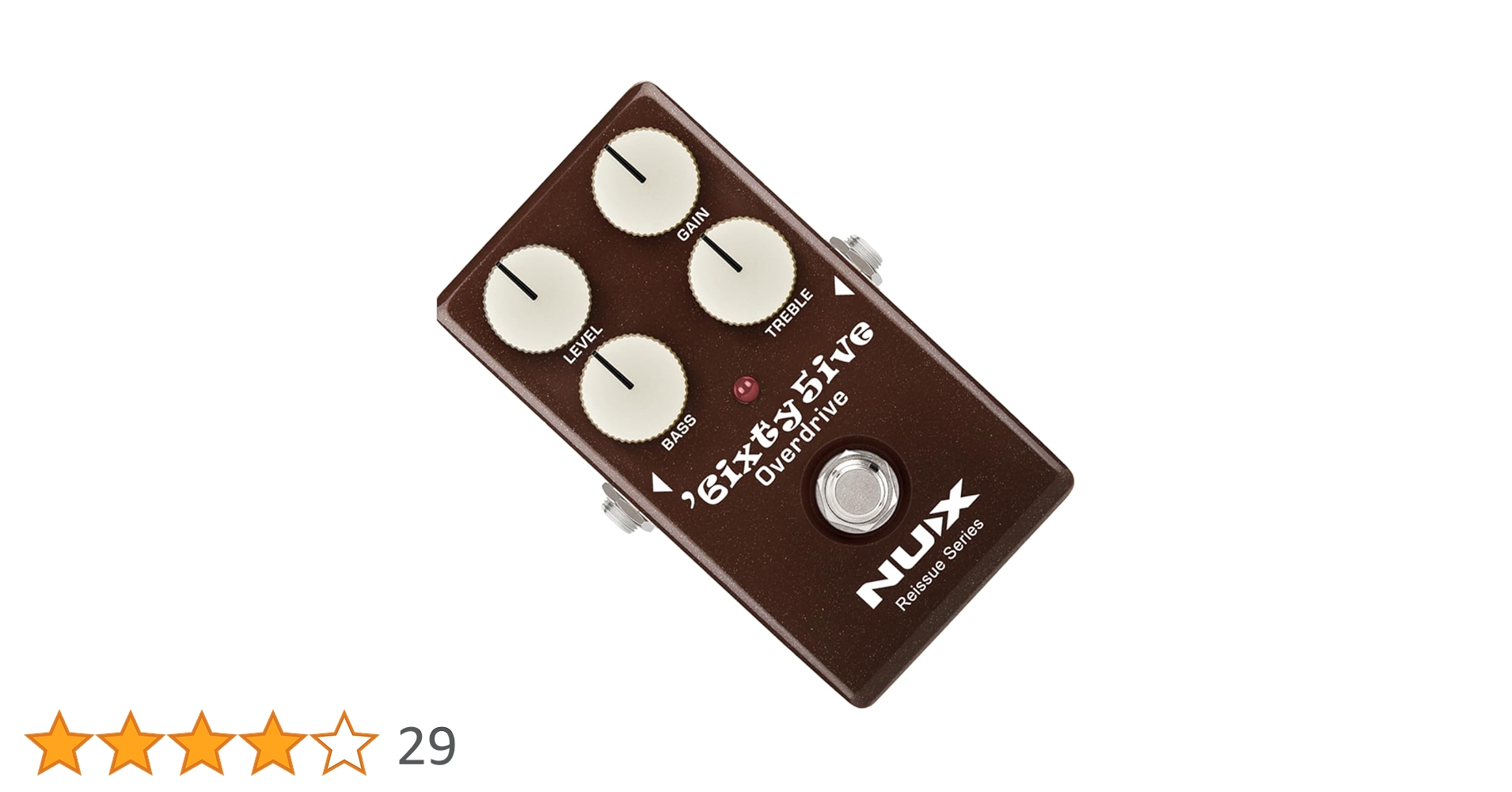 Amazon | NUX 6ixty 5ive オーバードライブギターエフェクト