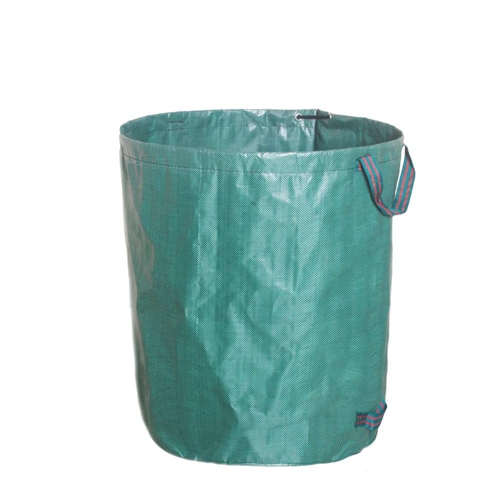 Sacos de Jardin Bolsa Jardin Bolsa para residuos de jardín de Gran Capacidad, 272L/300L/500L, Resistente al Agua, PP, contenedor de Hierba y Hojas para Patio(272L)