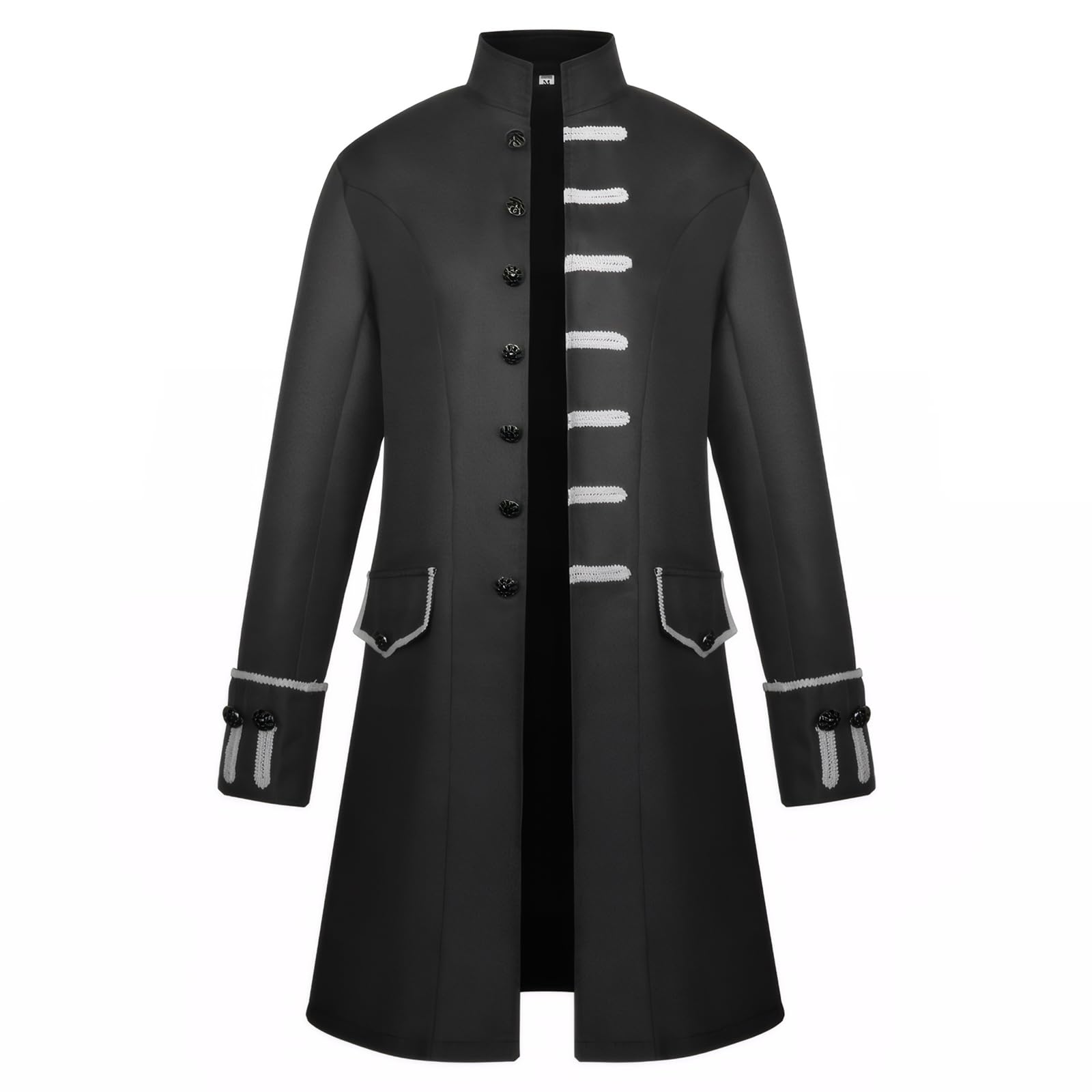 Abrigo steampunk para hombre, chaqueta de Halloween, estilo medieval, vintage, gótico, estilo victoriano, Halloween, carnaval, cosplay