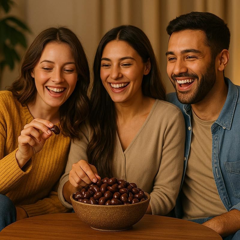 Image of Vbalaa Dark Chocolate Cashews 300gm | 100% Natural & Pure | No Added Preservatives, Colors & Artificial Flavours | Rich in Nutrition | Ideal for Snacking & Gifting