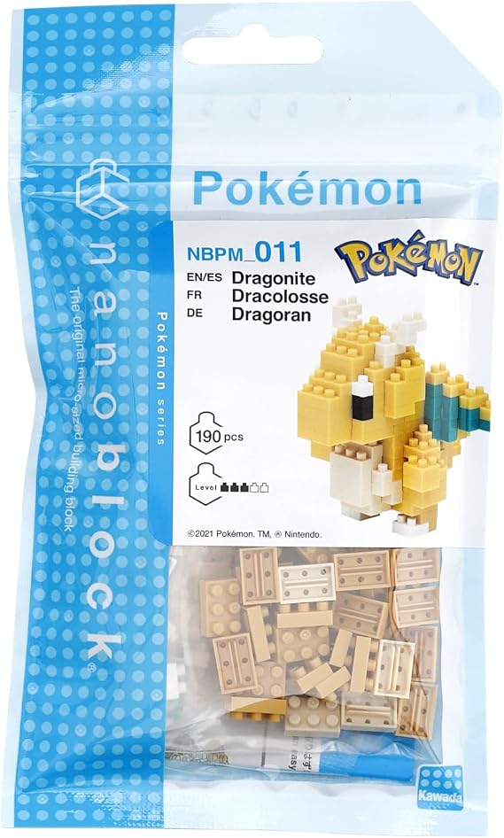 nanoblock - Dragonite [Pokemon], Pokemon Series Building Kit