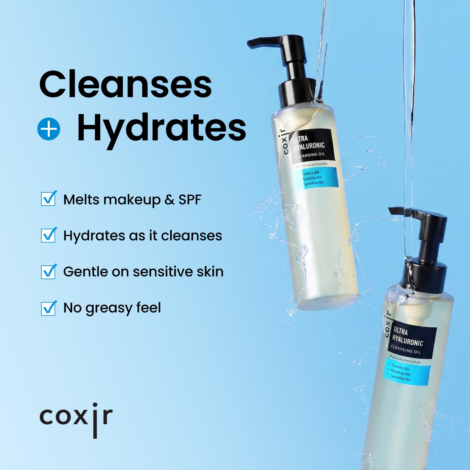 coxir Ultra Hyaluronic Cleansing Oil Makeup Remover