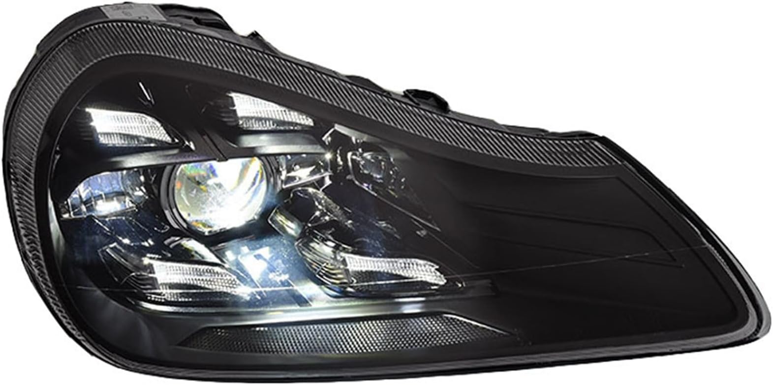 Car Assembly Headlights Compatible For Cayenne L-ED Headlight 2007-2010 Head Lamp DRL Projector Lens Automotive Accessories