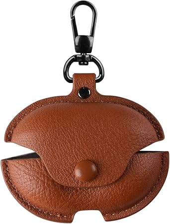 Unique Fashion Leather Shockproof Protective Headphone Cover with Keychain Case for Huawei FreeBuds Pro 5 for Women Men-Color#4