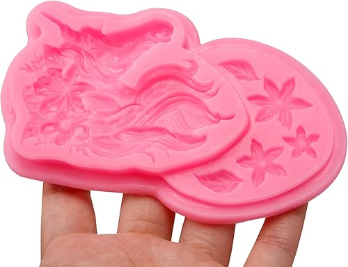 Miniatura 18 de Pegasus - Moldes para fondant, moldes de silicona 3D de unicornio con alas para decoración de pasteles, cupcakes Pegasus (MJ06),Mini moldes