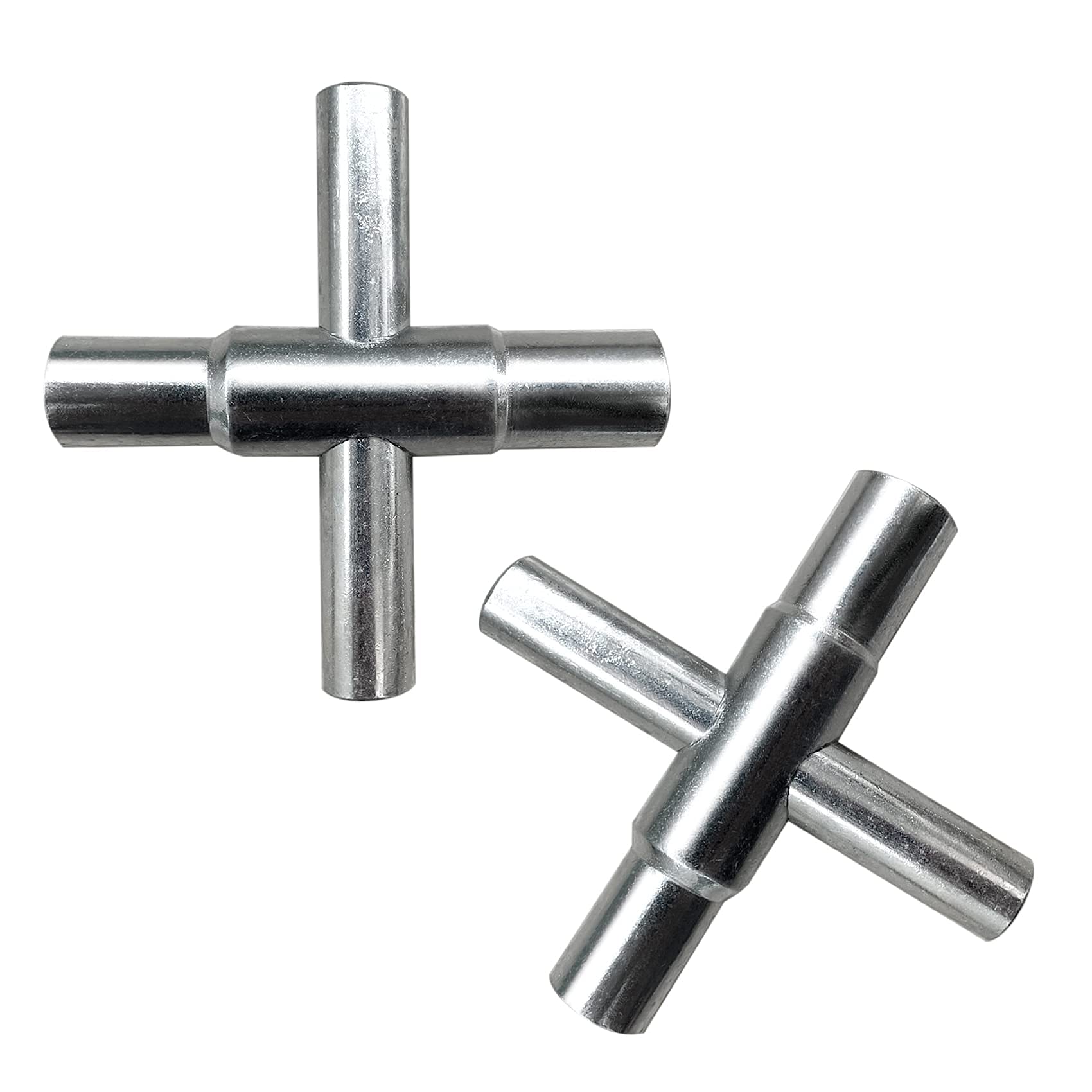 Juego de llaves de llave de 4 vías para grifo, espitas y la mayoría de válvulas, 2 unidades